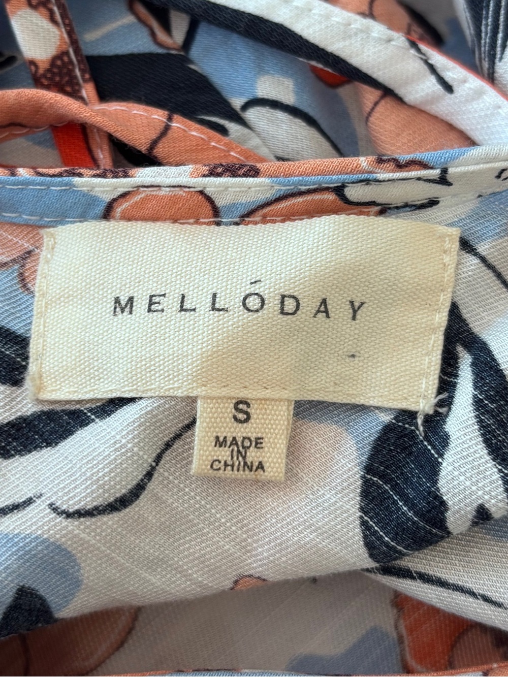 Nordstrom Melloday Floral Puff-Sleeve Summer Dress - Picture 7 of 8